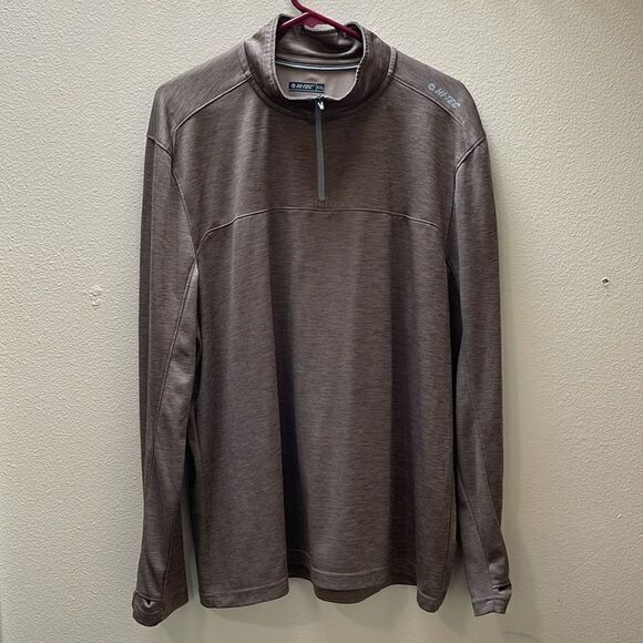Hi-Tec pullover long sleeve athletic shirt. 1/4 zip.  Size XXL. - Picture 1 of 5